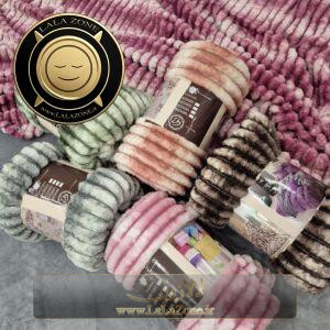 پتوی پلیسه آبرنگی دو نفره